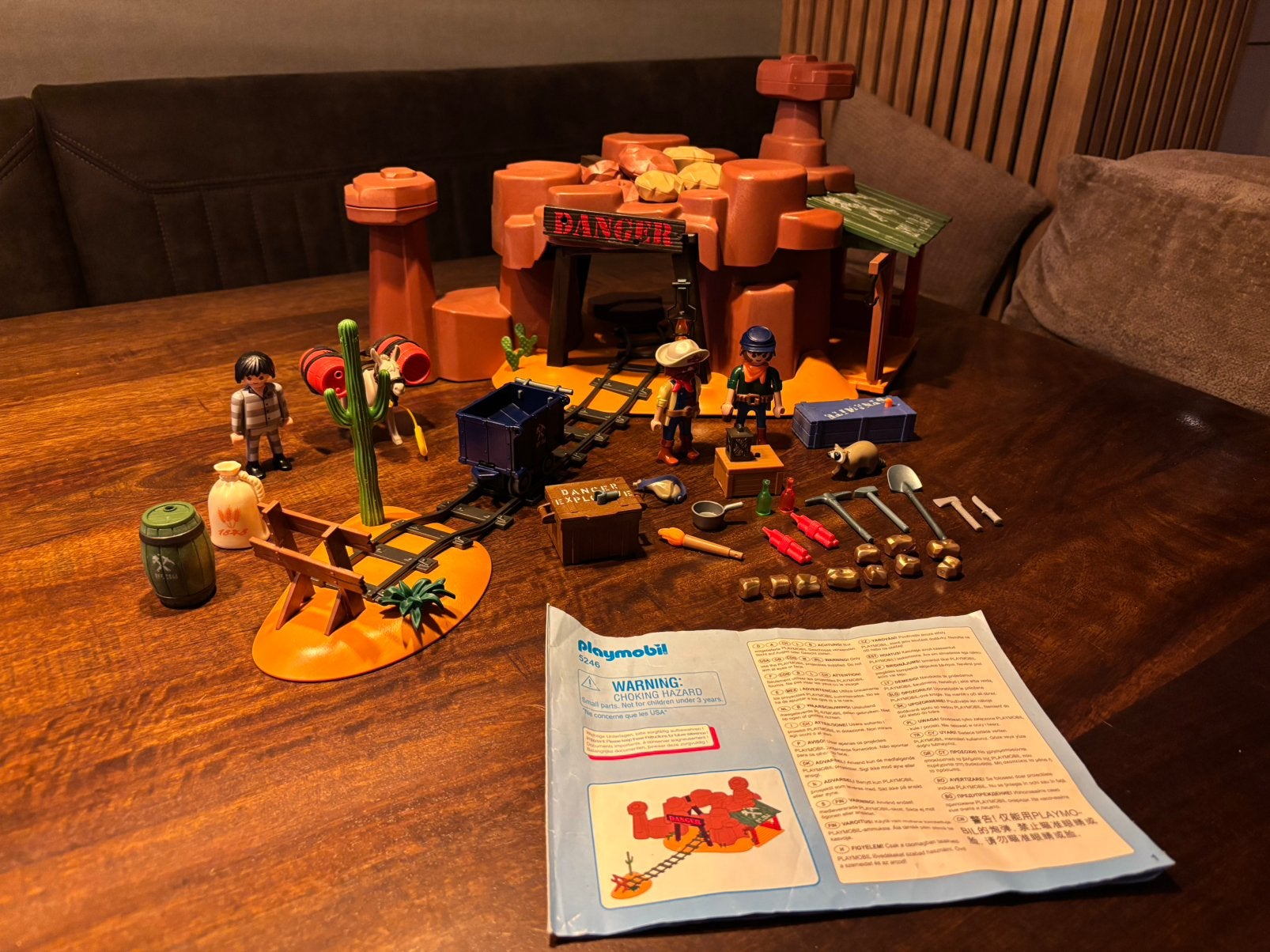 Playmobil 5246 Goudmijn, Kinderen en Baby's, Complete set, Ophalen of Verzenden, Zo goed als nieuw, Kasteel/Fort