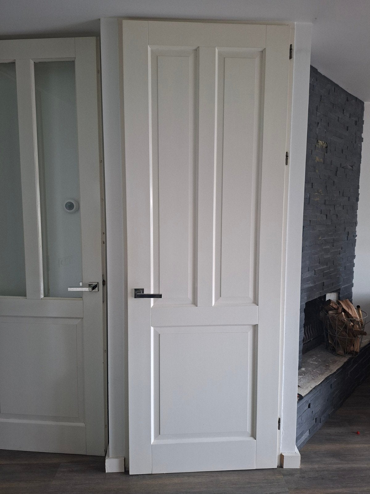 3 luxe Opdekdeuren 242x85 cm, eventueel met kozijn, hout, Huis en Inrichting, Ophalen