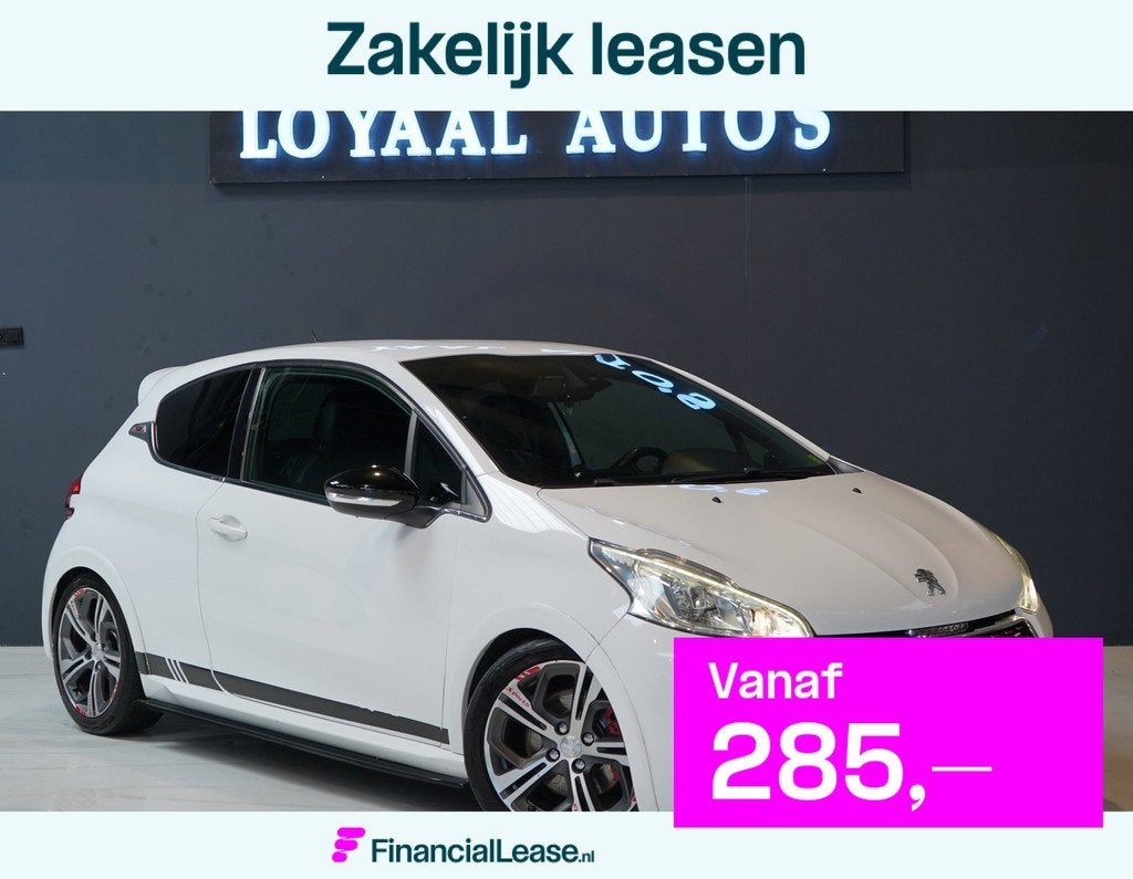 Peugeot 208 1.6 THP GTi 200PK| NAVI | AIRCO | CRUISE | PDC |, Voorwielaandrijving, Euro 5, Leder en Stof, Bedrijf
