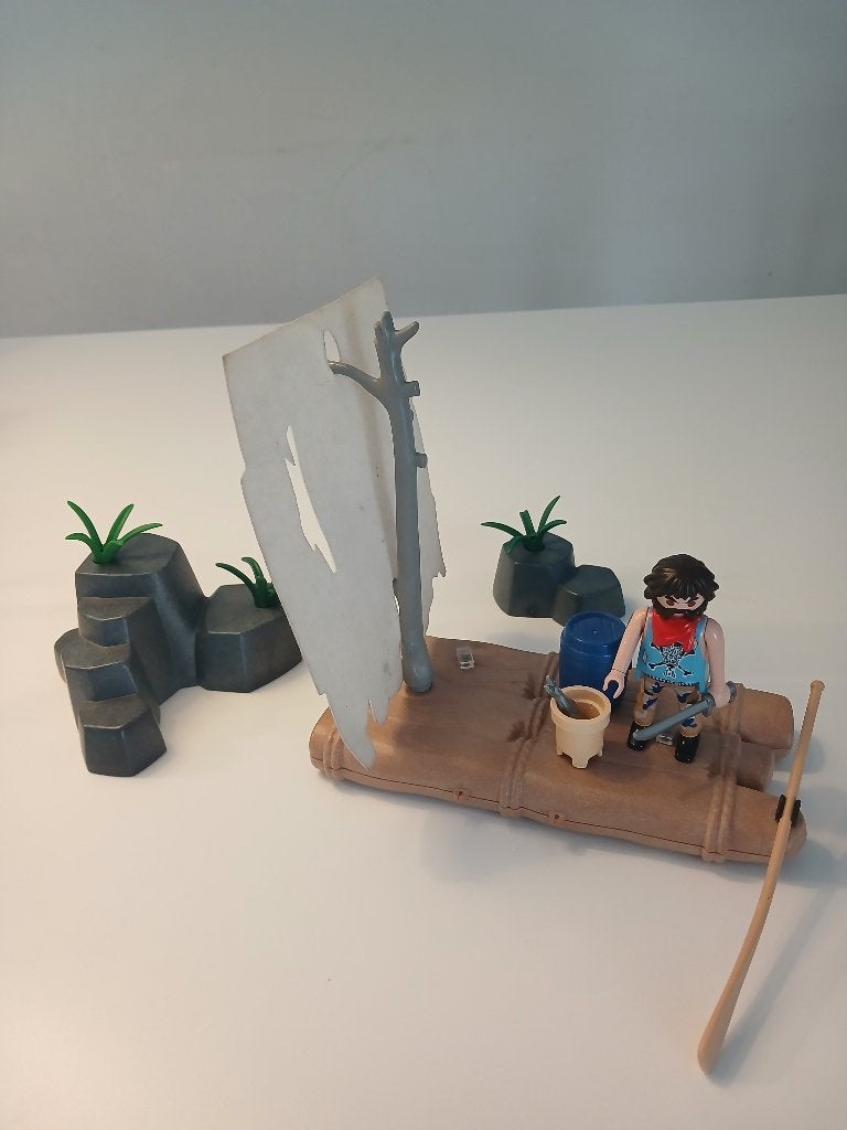 Playmobil, piraten vlot en meer, Pirates, Gebruikt, Losse onderdelen, Ophalen of Verzenden