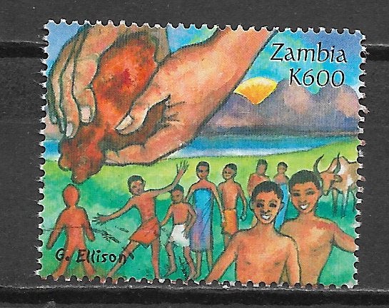 Zambia 2000 Scheppingsverhalen, Verzenden, Zambia, Gestempeld