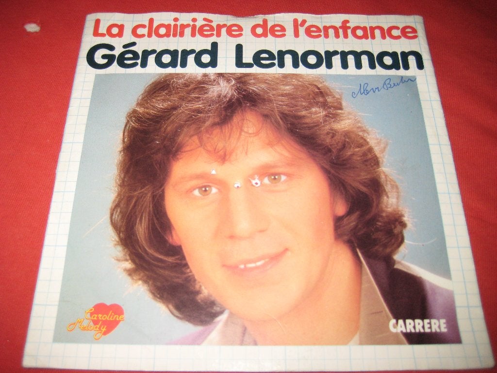 Gerard Lenorman: La clairiere de l`enfance, Cd's en Dvd's, Ophalen of Verzenden, Zo goed als nieuw, Nederlandstalig, Single