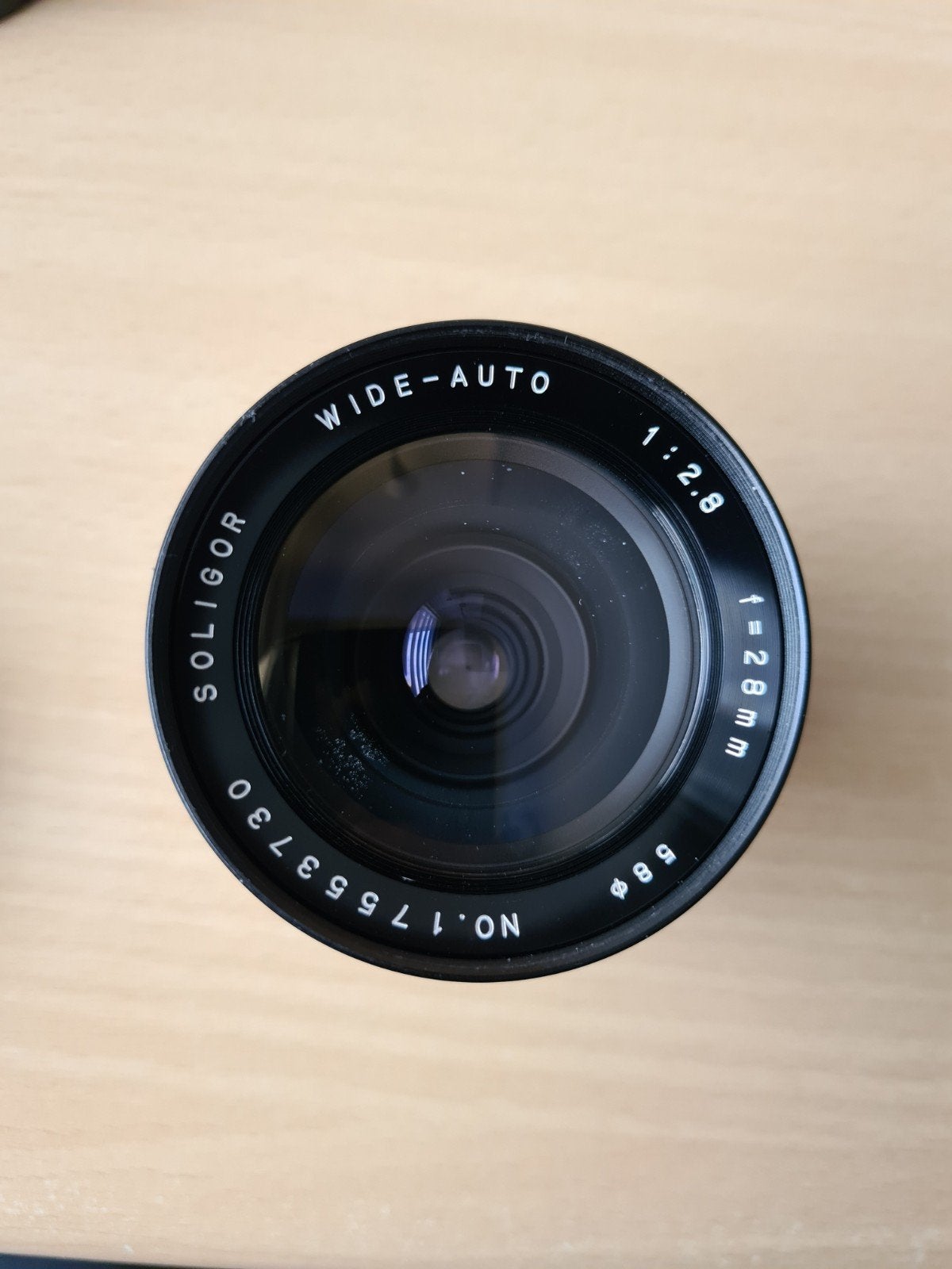 Olympus Soligor Wide-Auto 28mm f/2.8 lens met OM-vatting, Beschermhoes/tas, Overige merken, Gebruikt, Overige vattingen