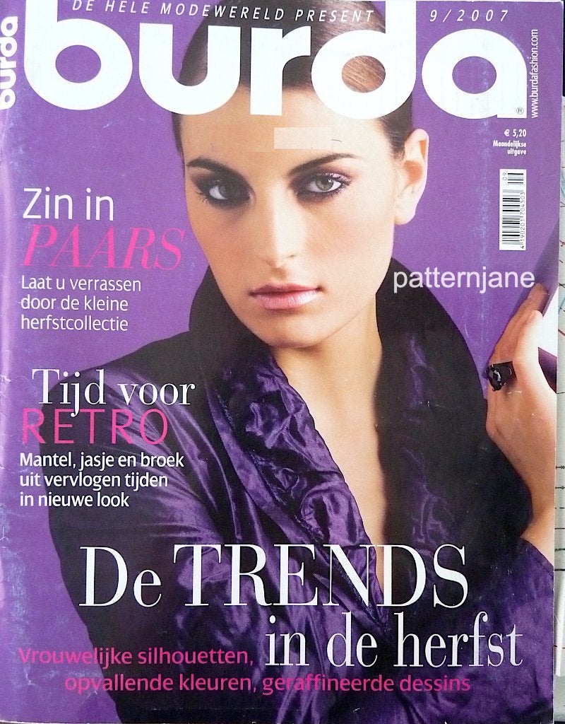 2 x Burda - september 2007 en september 2008, Overige typen, Verzenden, Vrouw, Burda