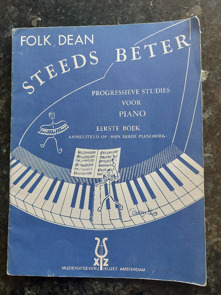 Folk Dean Steeds beter  eerste boek piano, Gebruikt, Overige genres, Les of Cursus, Ophalen of Verzenden