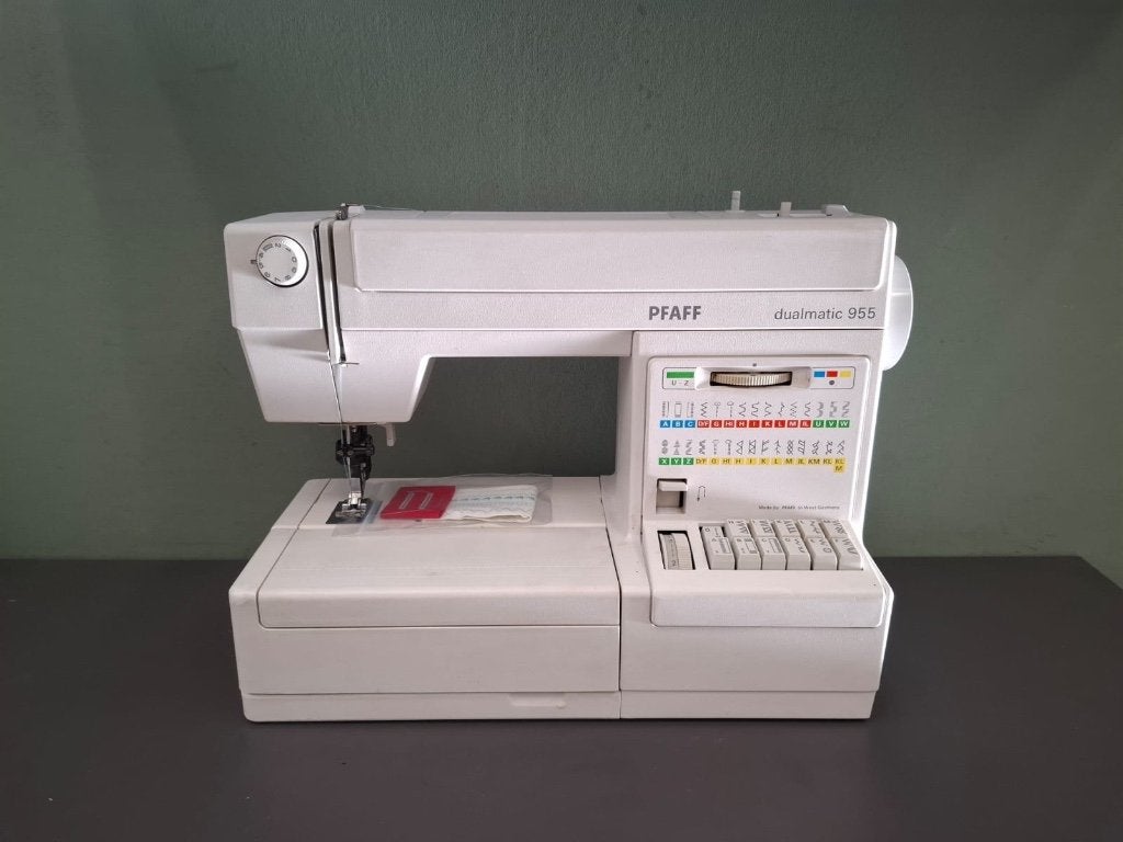 Pfaff dualmatic 955 met IDT naaimachine, Ophalen of Verzenden, Gebruikt, Naaimachine, Pfaff