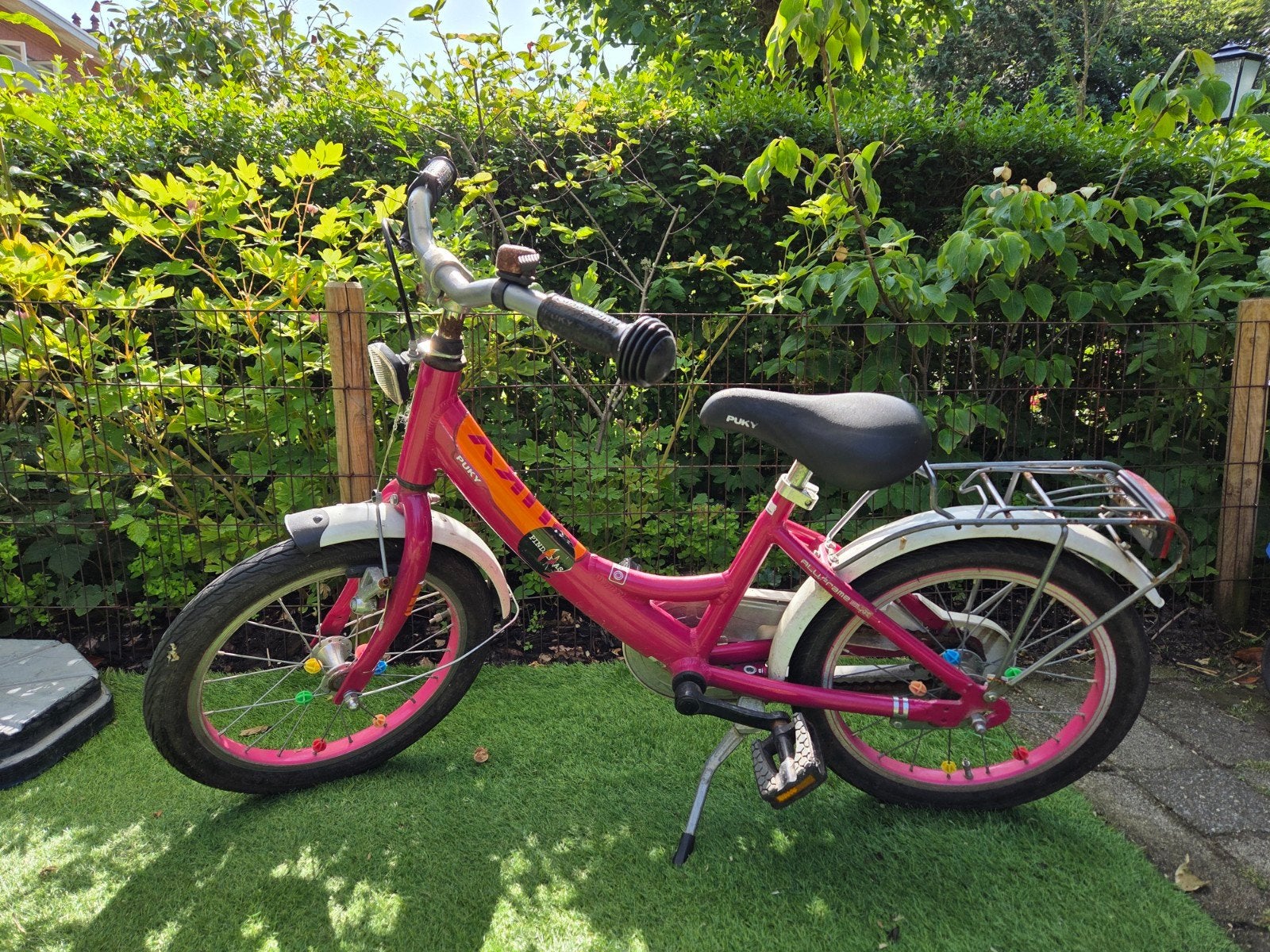 Meisjesfiets Puky 16 inch, Ophalen, Gebruikt, 16 tot 20 inch