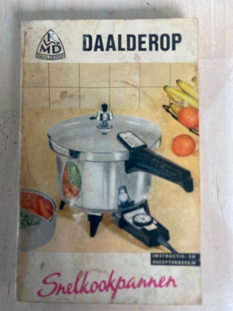 Daalderop Snelkookpannen Instructie- en Receptenboekje, Ophalen of Verzenden, Meerkleurig, Overige materialen, Overige merken