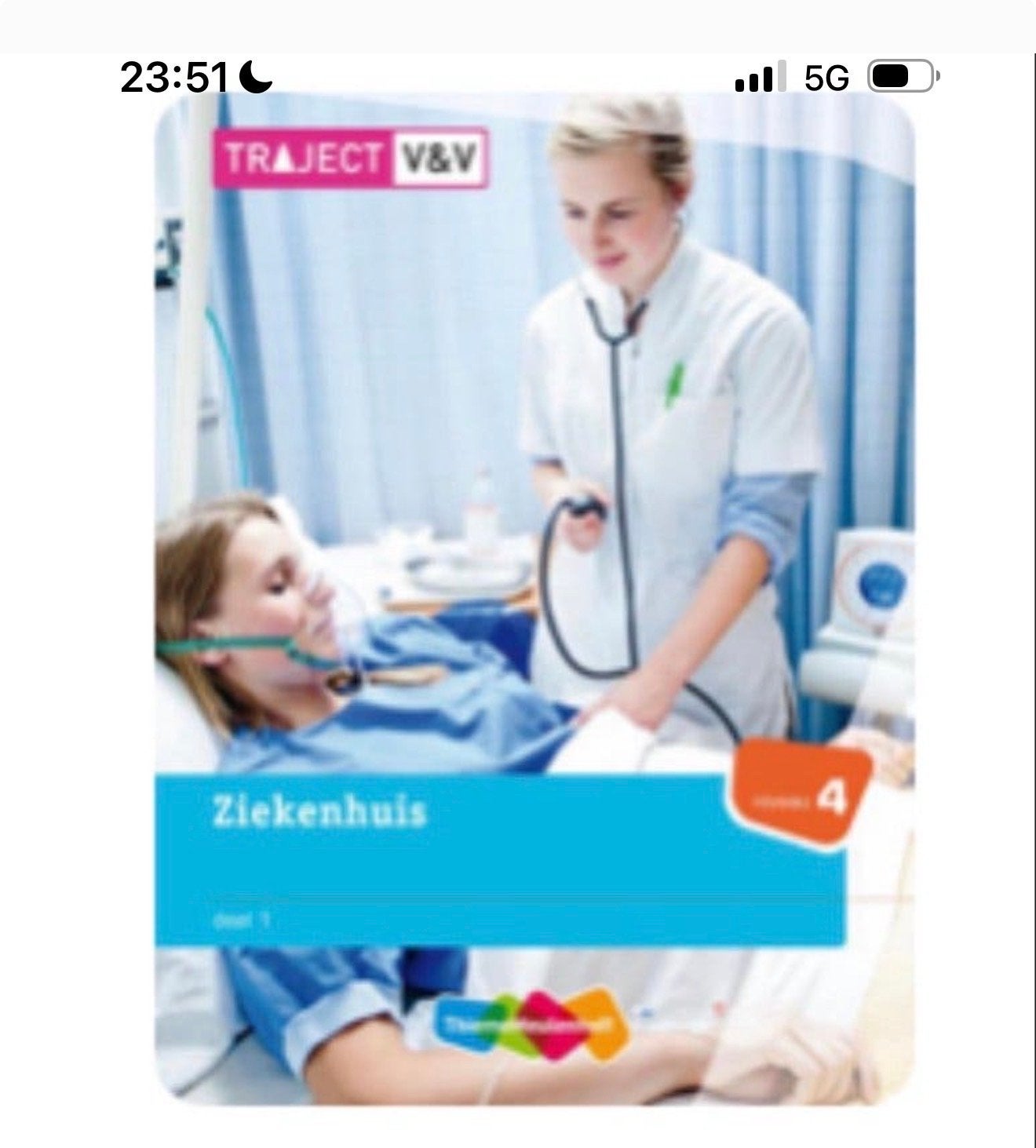 Mbo-verpleegkunde boek Ziekenhuis niveau 4, Ophalen of Verzenden, Gelezen, MBO