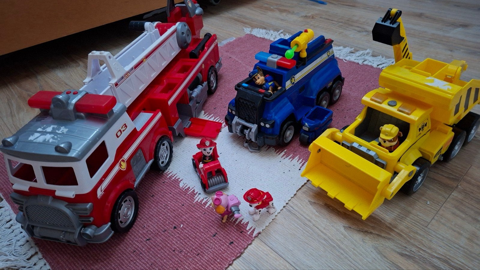 Paw Patrol voertuigen set., Ophalen, Gebruikt