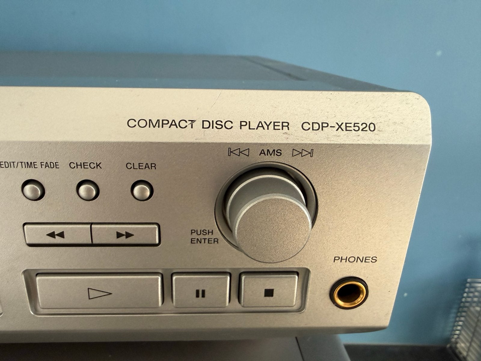 Sony CDP-XE520 Compact Disc Player, Ophalen, Gebruikt, Sony