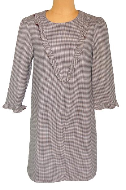 Nieuw Suncoo Paris geruite jurk, Charlene, grijs, Mt. S, Verzenden, Nieuw, Maat 36 (S), Grijs