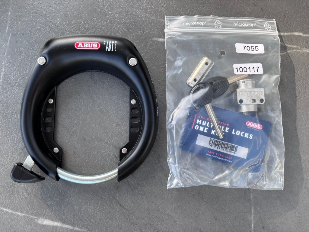 Abus 5755LR X-Plus ringslot incl. Accuslot (nieuw), Ophalen of Verzenden, Nieuw, Ringslot