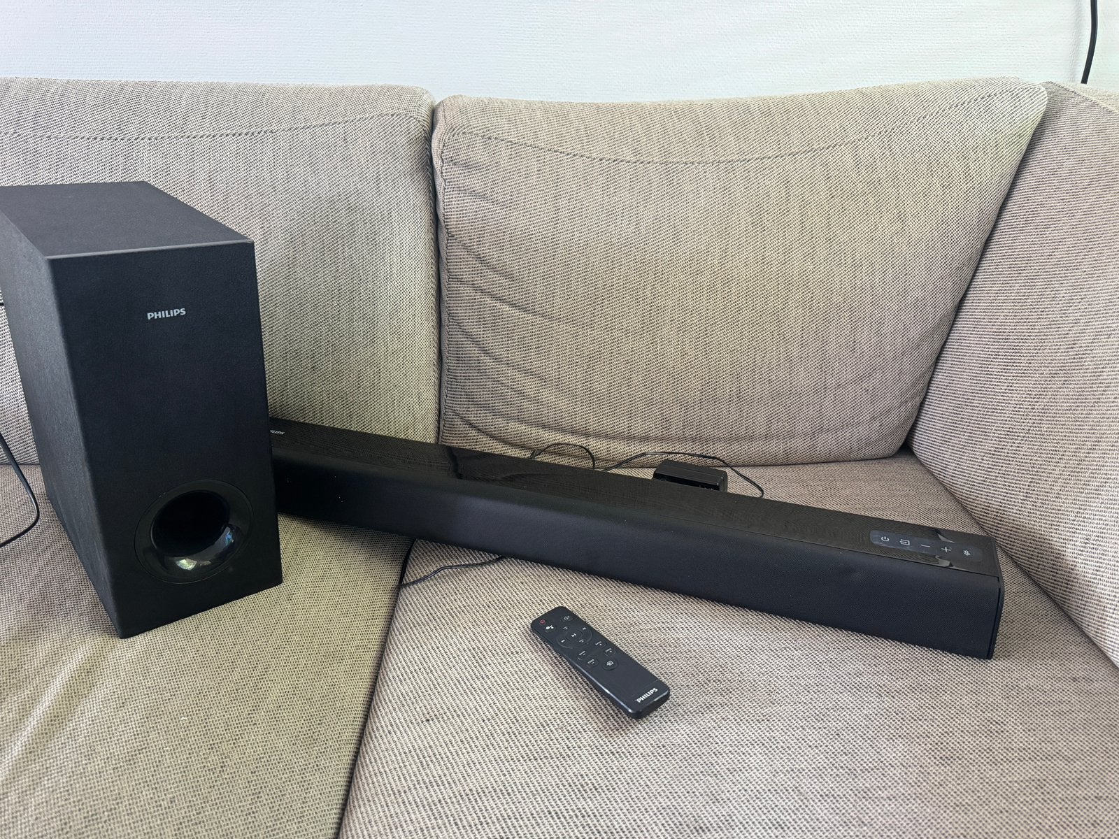 Philips soundbar met subwoofer, Ophalen, Zo goed als nieuw