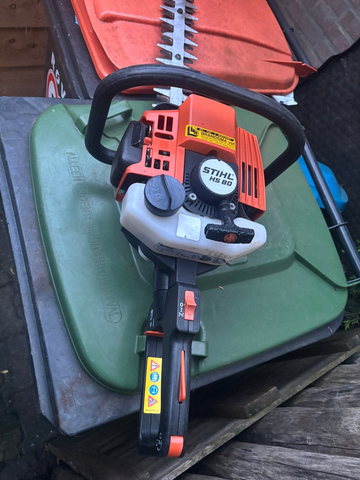 Stihl hs80 professionele heggenschaar, Ophalen, Zo goed als nieuw