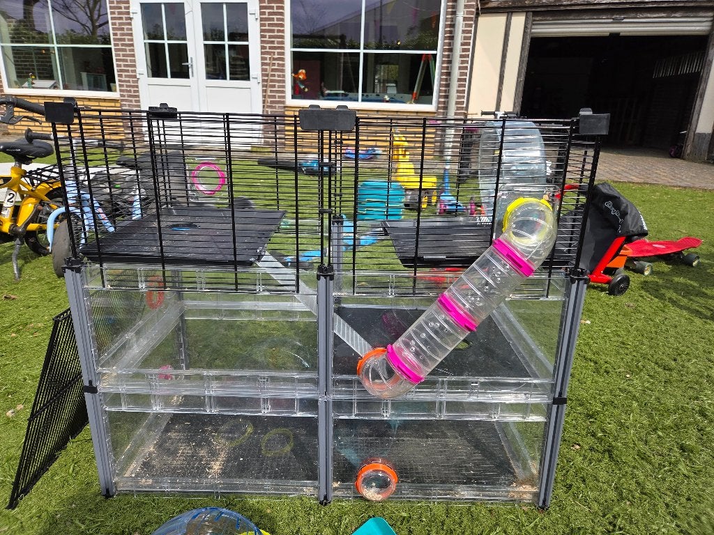Ferplast Multipla hamsterkooi, Ophalen, Kooi, Gebruikt, 60 tot 90 cm