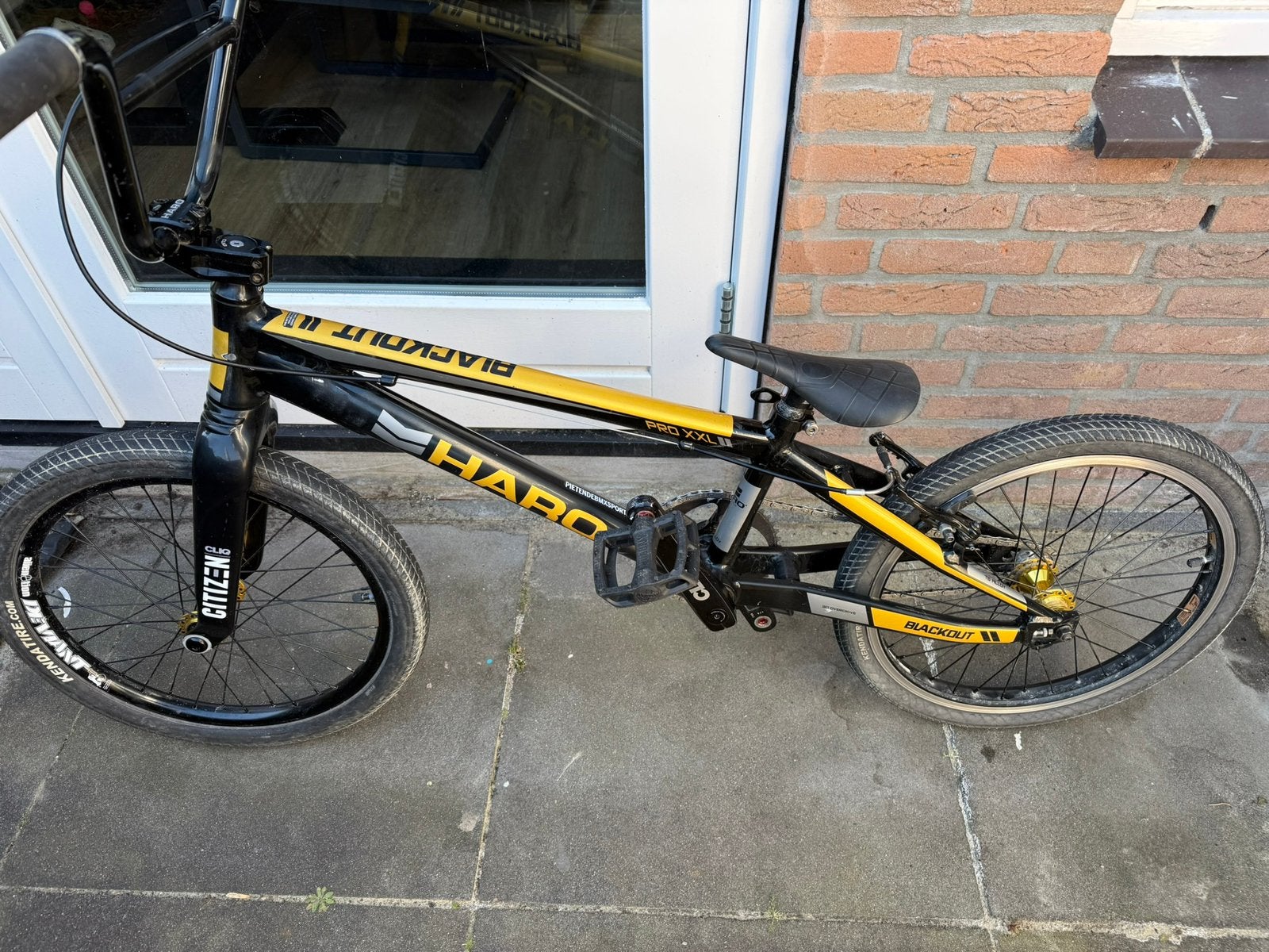 Haro blackout pro xxl bmx fiets 21,5, Ophalen, Gebruikt, Staal, 20 tot 24 inch