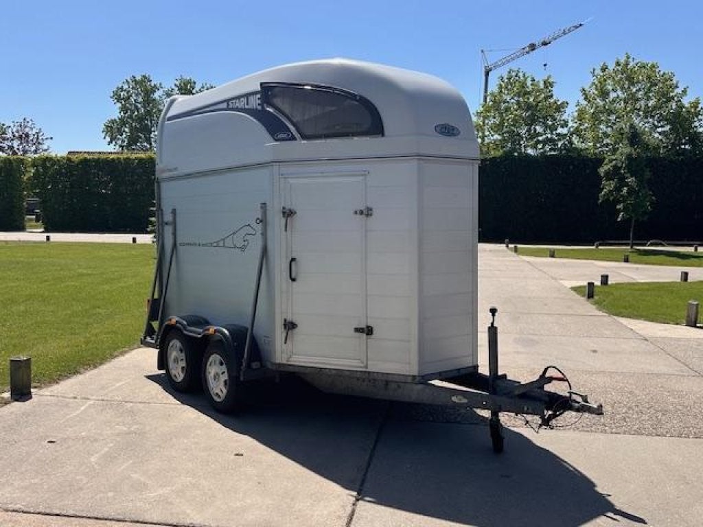 Atec 2 paardstrailer alu opbouw KOOPJE, Gebruikt, Aluminium, 2-paards trailer