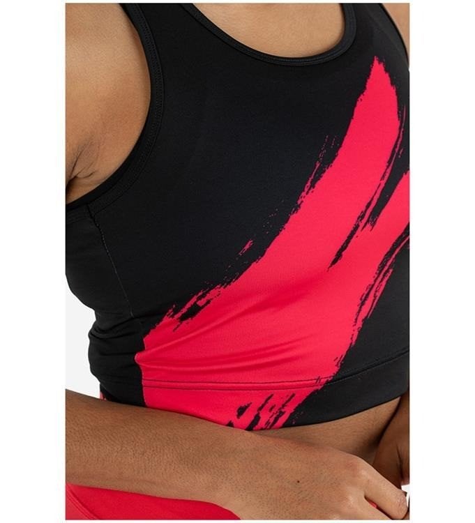 Sjeng Sports Patia Top, Zwart Rood, maat L, NIEUW, Verzenden, Maat 42/44 (L), Nieuw, Fitness of Aerobics