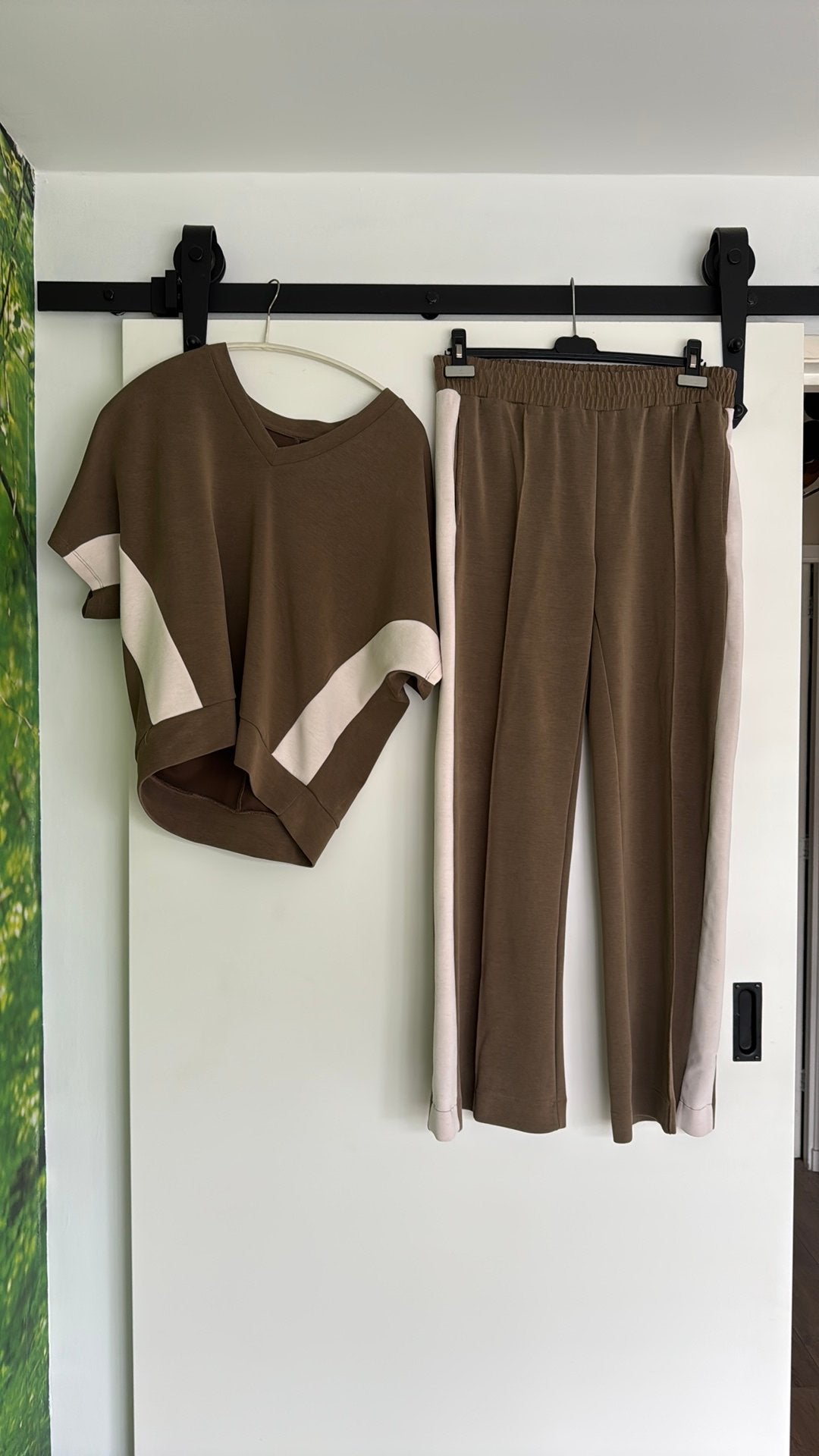 Summum stretch pak kaki M, Verzenden, Zo goed als nieuw, Maat 38/40 (M), Kostuum of Pak