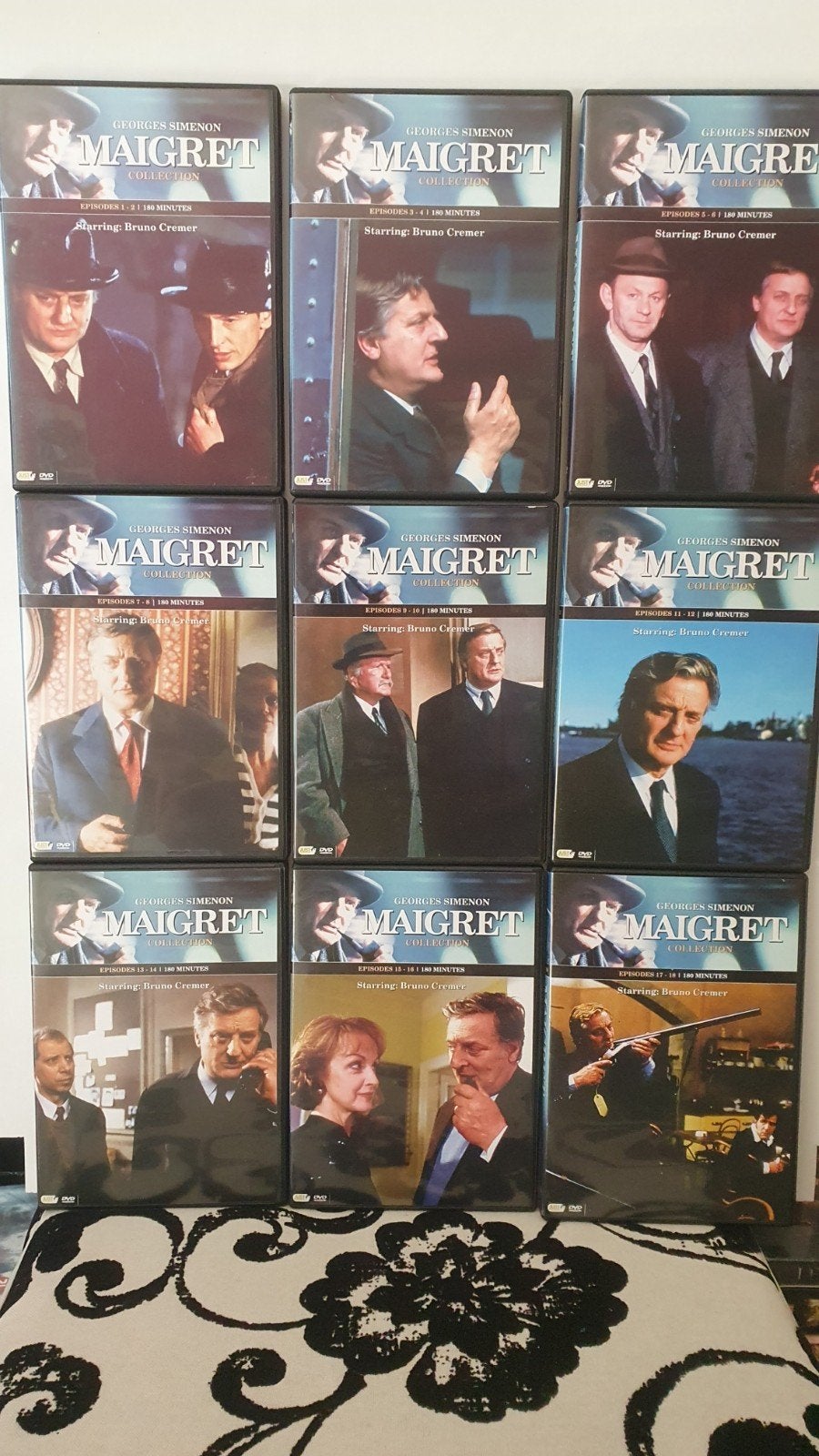 Maigret Collection - 9 DVD Boxset met Bruno Cremer, Gebruikt, Nederlands, Ophalen of Verzenden, Frans