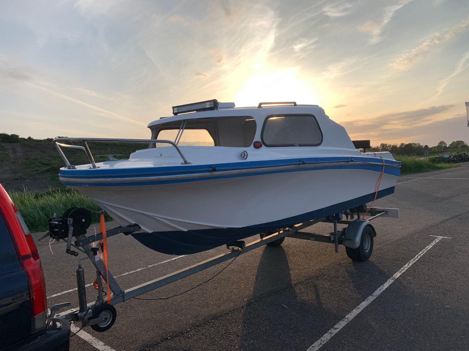 Speedboot jeanneau seabird 500 Custom Classic 28PK elektri, Watersport en Boten, Overige merken, Viertaktmotor, 5 m, Ophalen of Verzenden