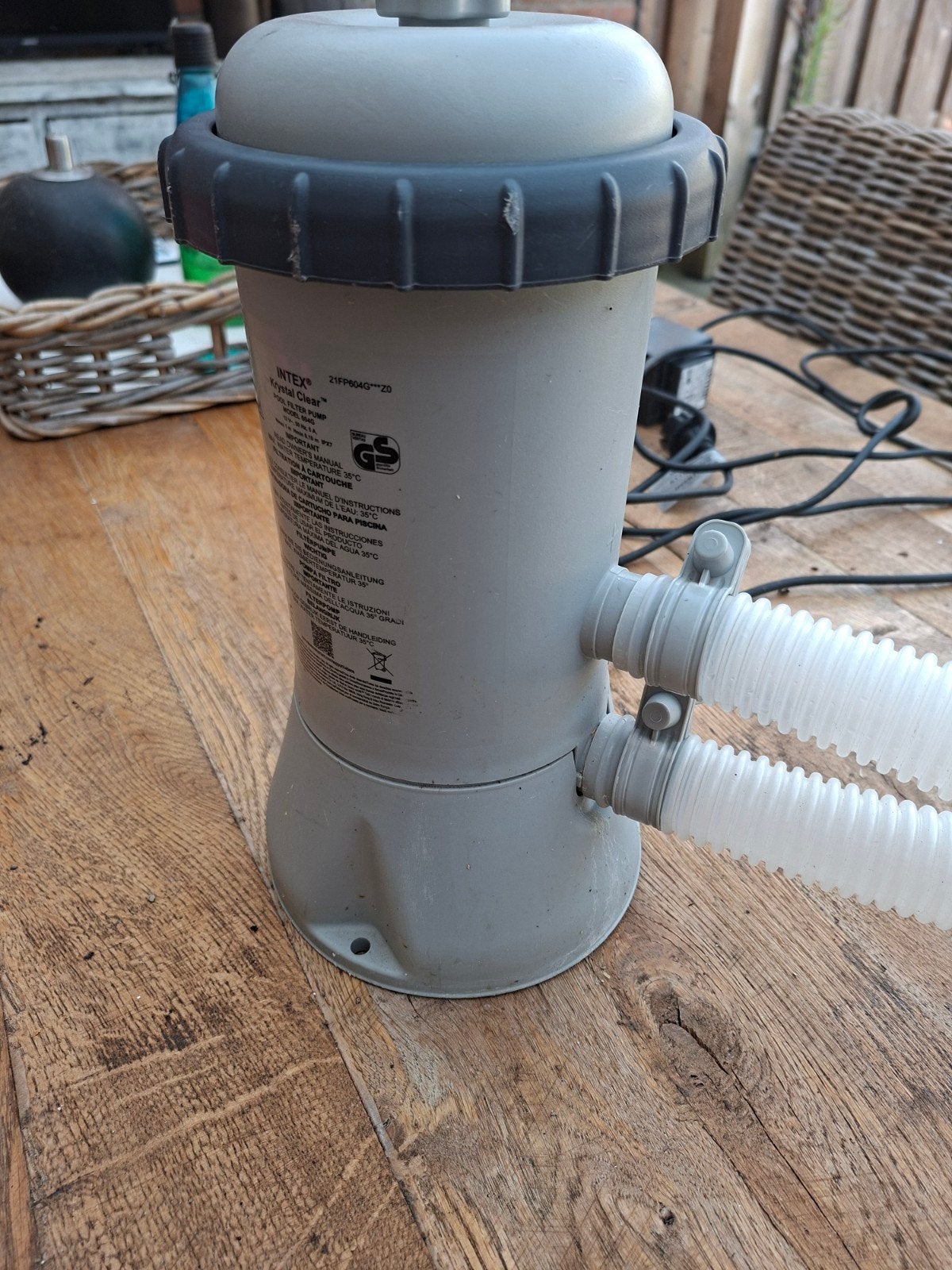 Intex pomp vh zwembad / Zwembadpomp, Tuin en Terras, Zwembad-toebehoren, Ophalen of Verzenden, Zo goed als nieuw, Filter