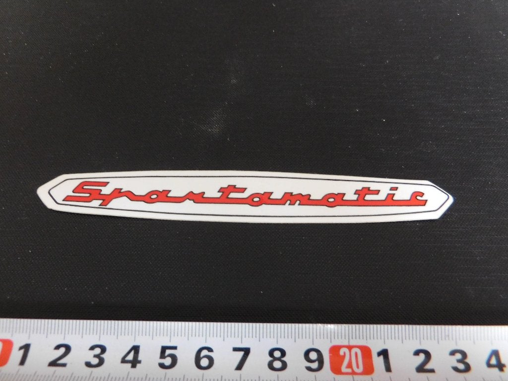 sticker SPARTAMATIC   Bromfiets Fiets sticker *, Ophalen, Zo goed als nieuw