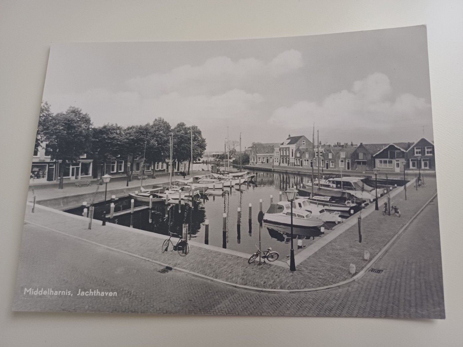 Fotokaart Middelharnis, Jachrhaven, Ophalen of Verzenden, 1960 tot 1980, Ongelopen, Zuid-Holland