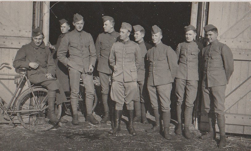 Fotokaart. Militairen Amersfoort?, Ophalen of Verzenden, 1920 tot 1940, Ongelopen, Utrecht