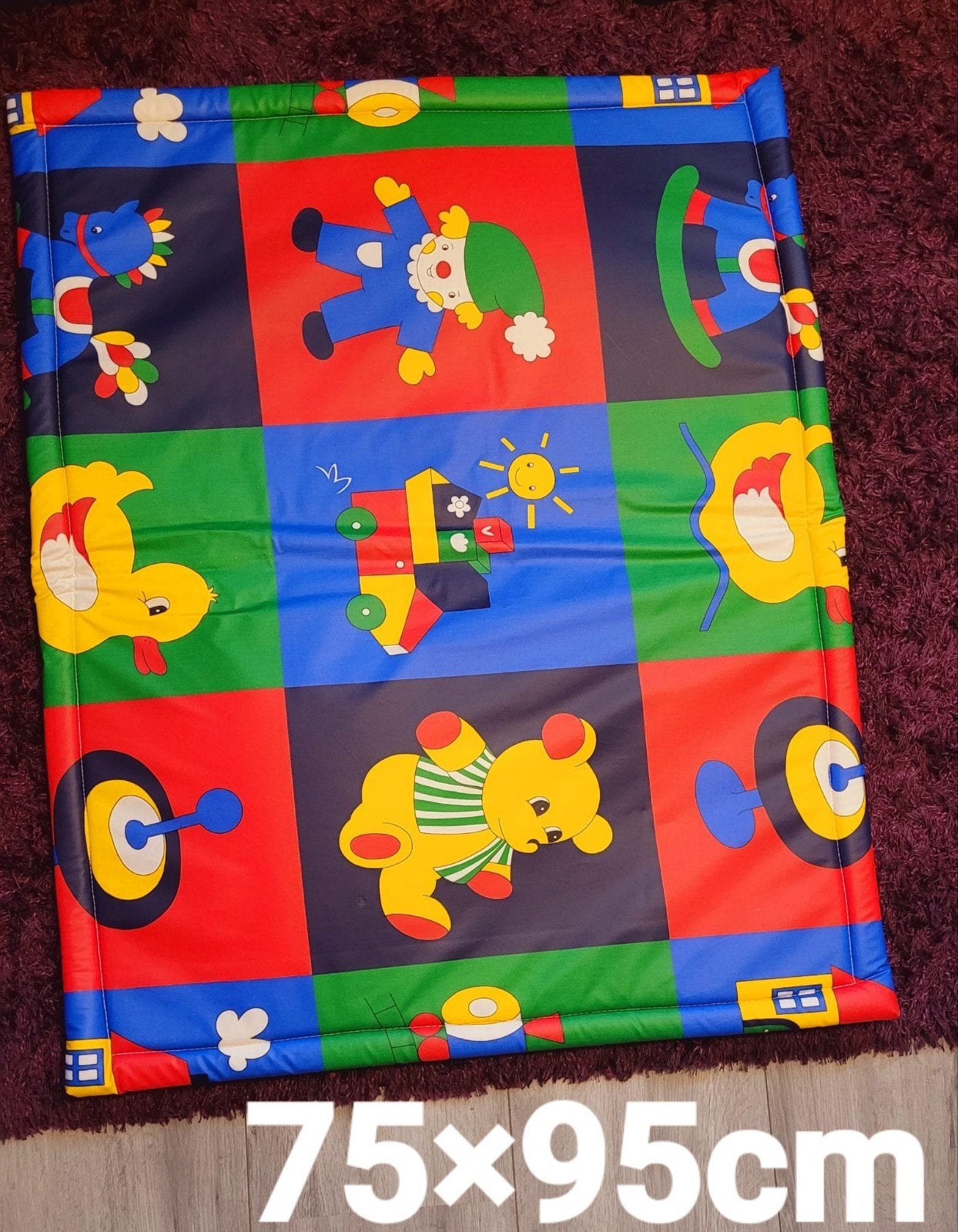 Vrolijk speelkleed 75x95cm voor baby en kind, Ophalen of Verzenden, Nieuw