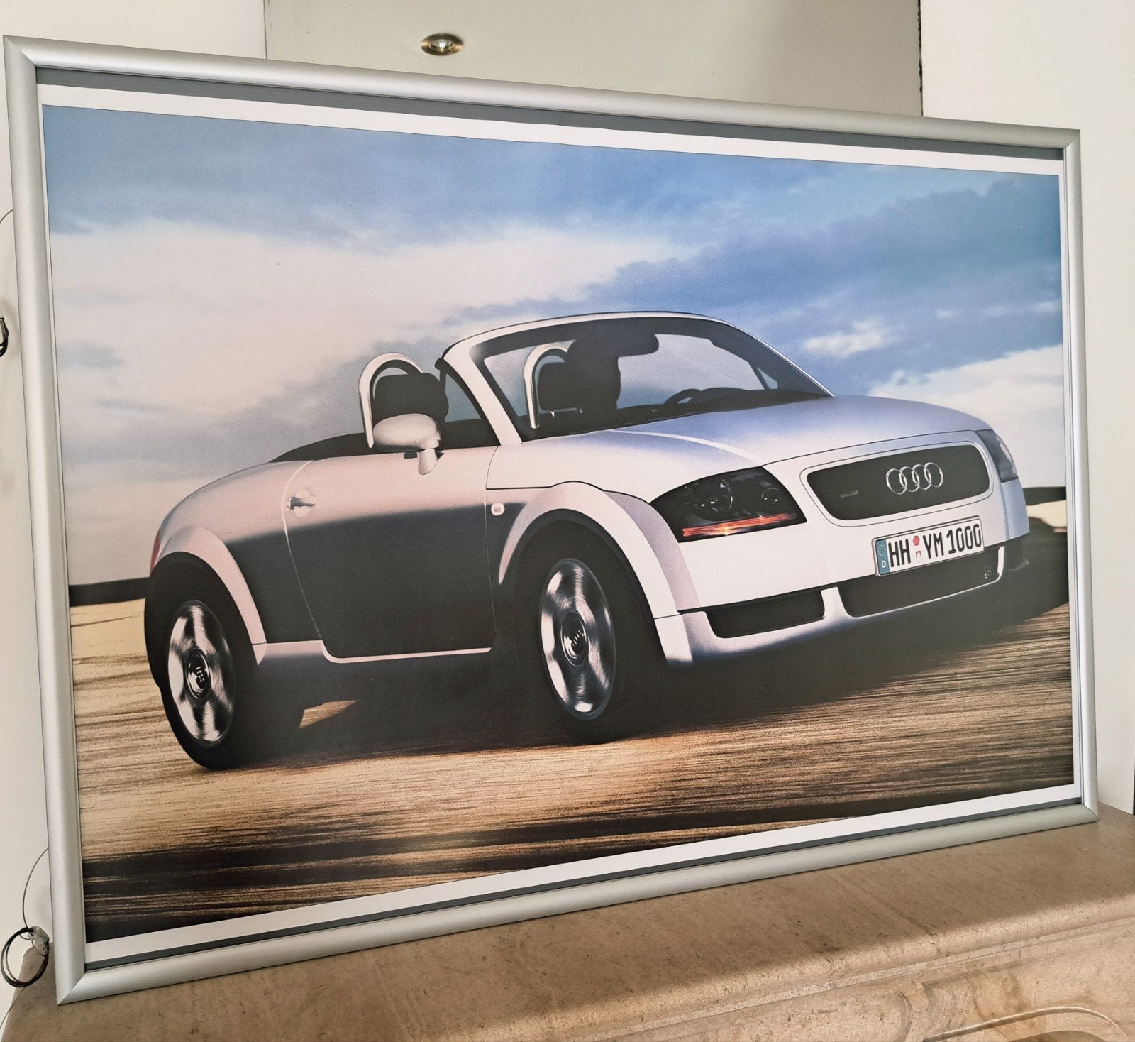 AUDI Cabrio TT A8 S6 - Originele reclameposter 120x60cm-, Ophalen of Verzenden, Nieuw