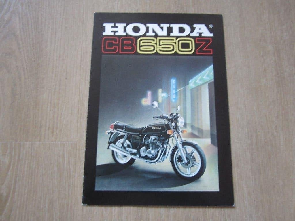 Honda CB 650 Z brochure folder 1980 ?, Ophalen of Verzenden, Honda