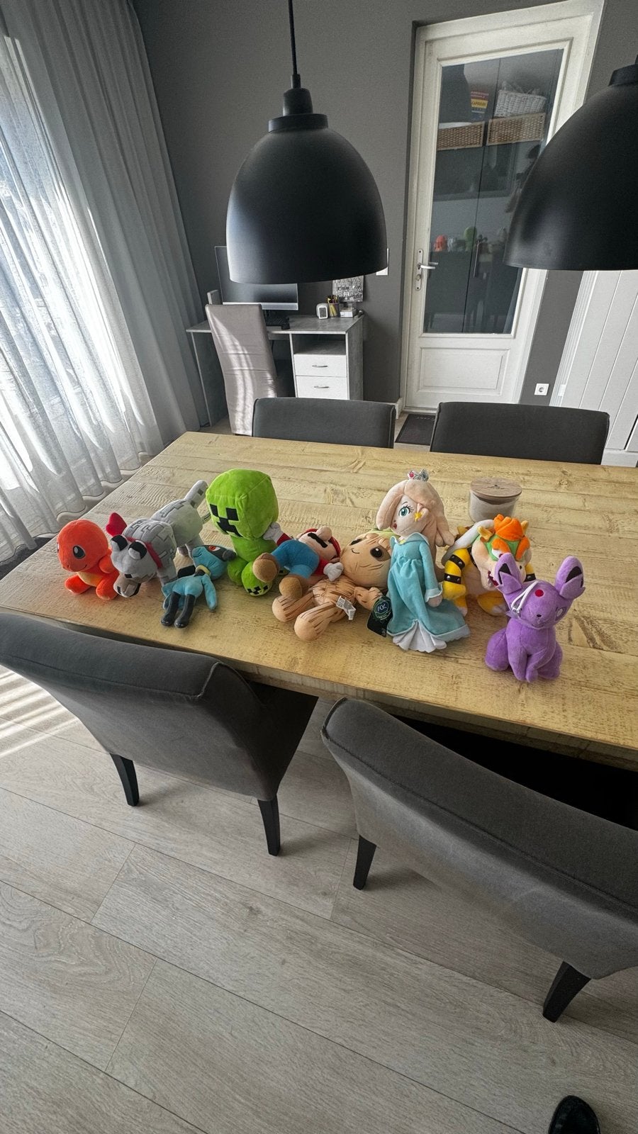 Collectie knuffels: Pokémon, Mario, Minecraft en meer, Ophalen, Oranje, Gebruikt, Overige typen