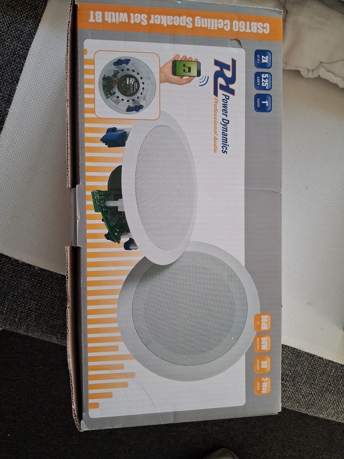 Power Dynamics CSBT60 Plafond Speaker Set met Bluetooth, Audio, Tv en Foto, Luidsprekers, Overige merken, Speakerset, Nieuw, Ophalen of Verzenden