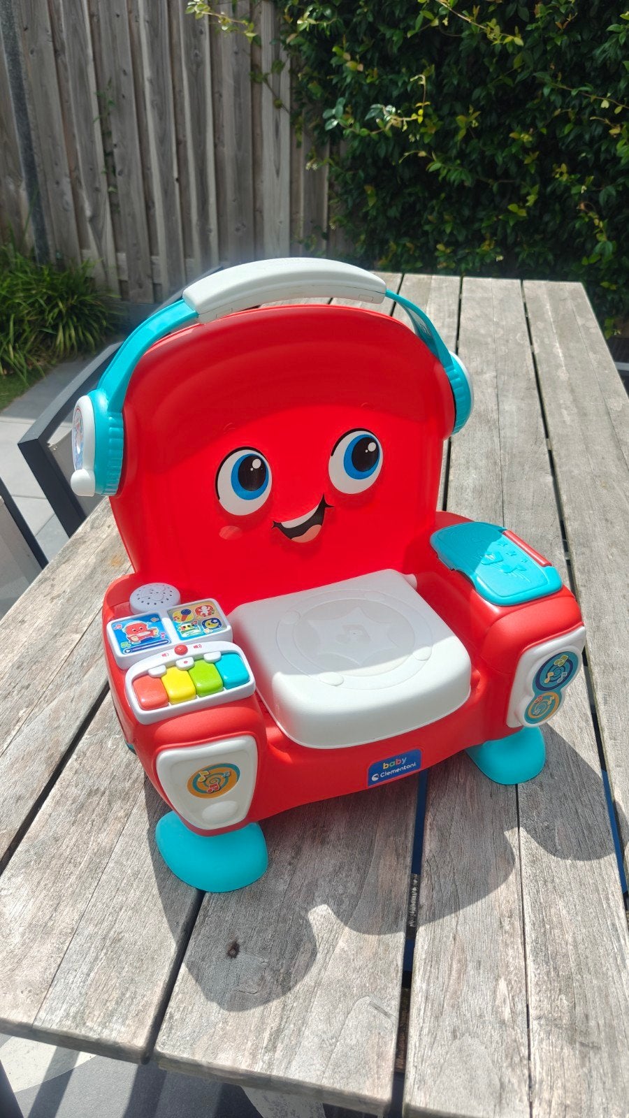 Clementoni muziekstoel, Ophalen, Zo goed als nieuw, Met geluid