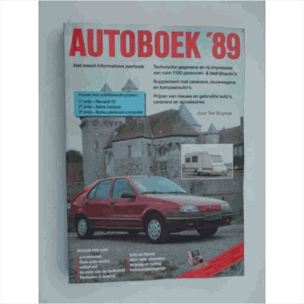 Autoboek Jaarboek 1989 #2 Nederlands, Ophalen of Verzenden, Gelezen, Algemeen