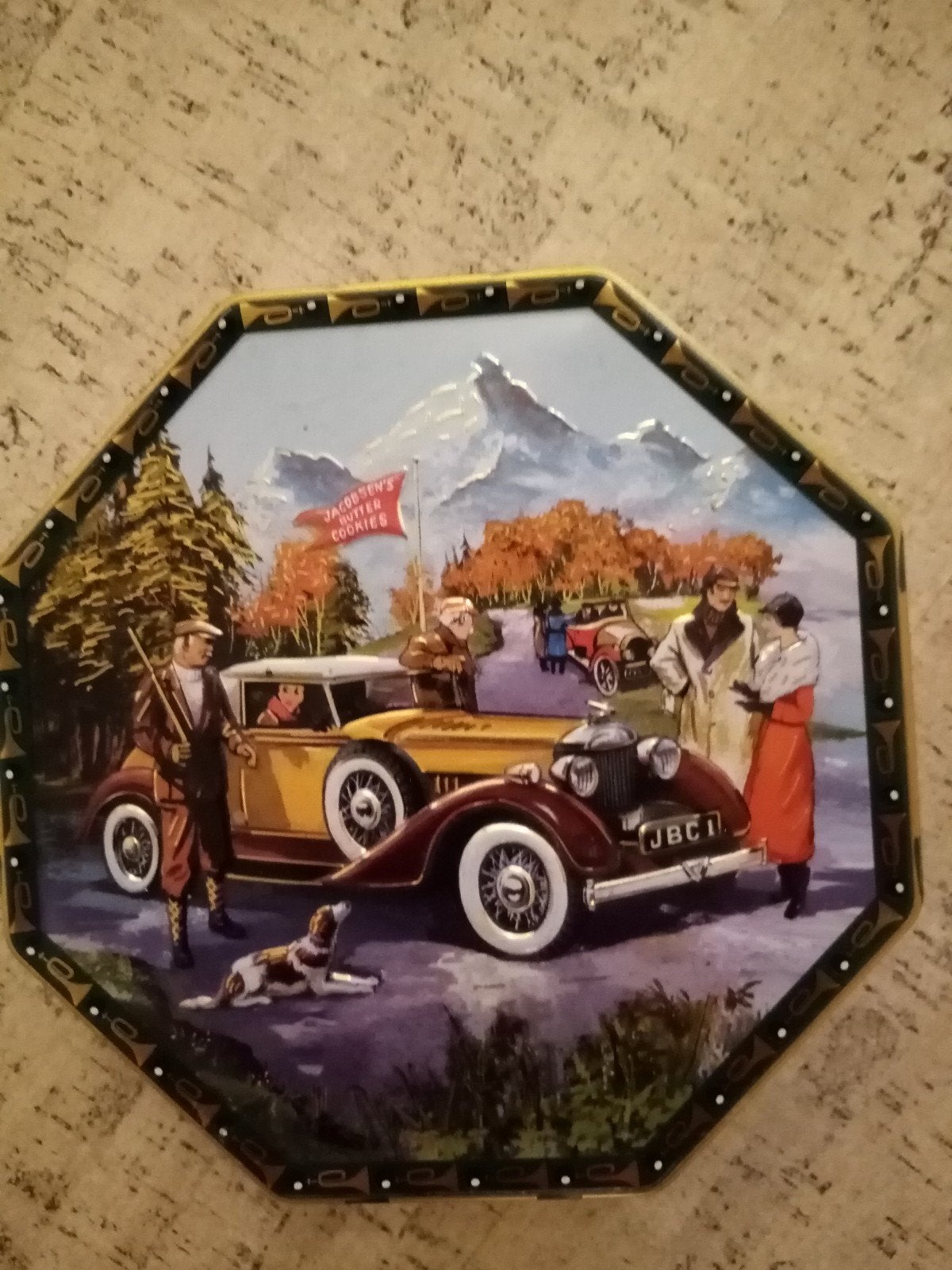 Vintage koekblik, Ophalen, Gebruikt, Koek(jes)