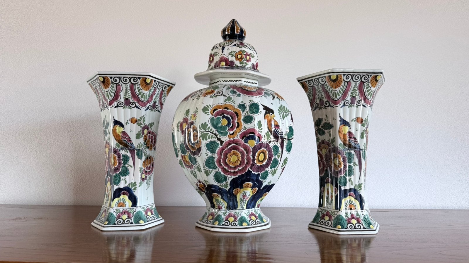 Delfts Aardewerk set, Ophalen