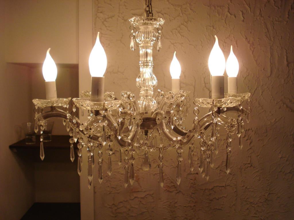 kroonluchter, Huis en Inrichting, Lampen | Kroonluchters, Ophalen, Gebruikt, Zowel landelijk als modern