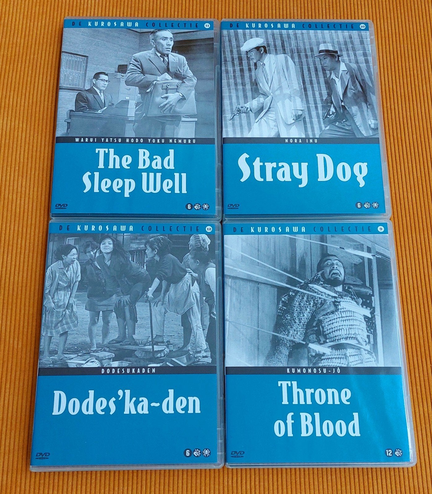 De Kurosawa Collectie - 4 DVD's: The Bad Sleep Well, .., Cd's en Dvd's, Vanaf 12 jaar, Ophalen of Verzenden, Zo goed als nieuw