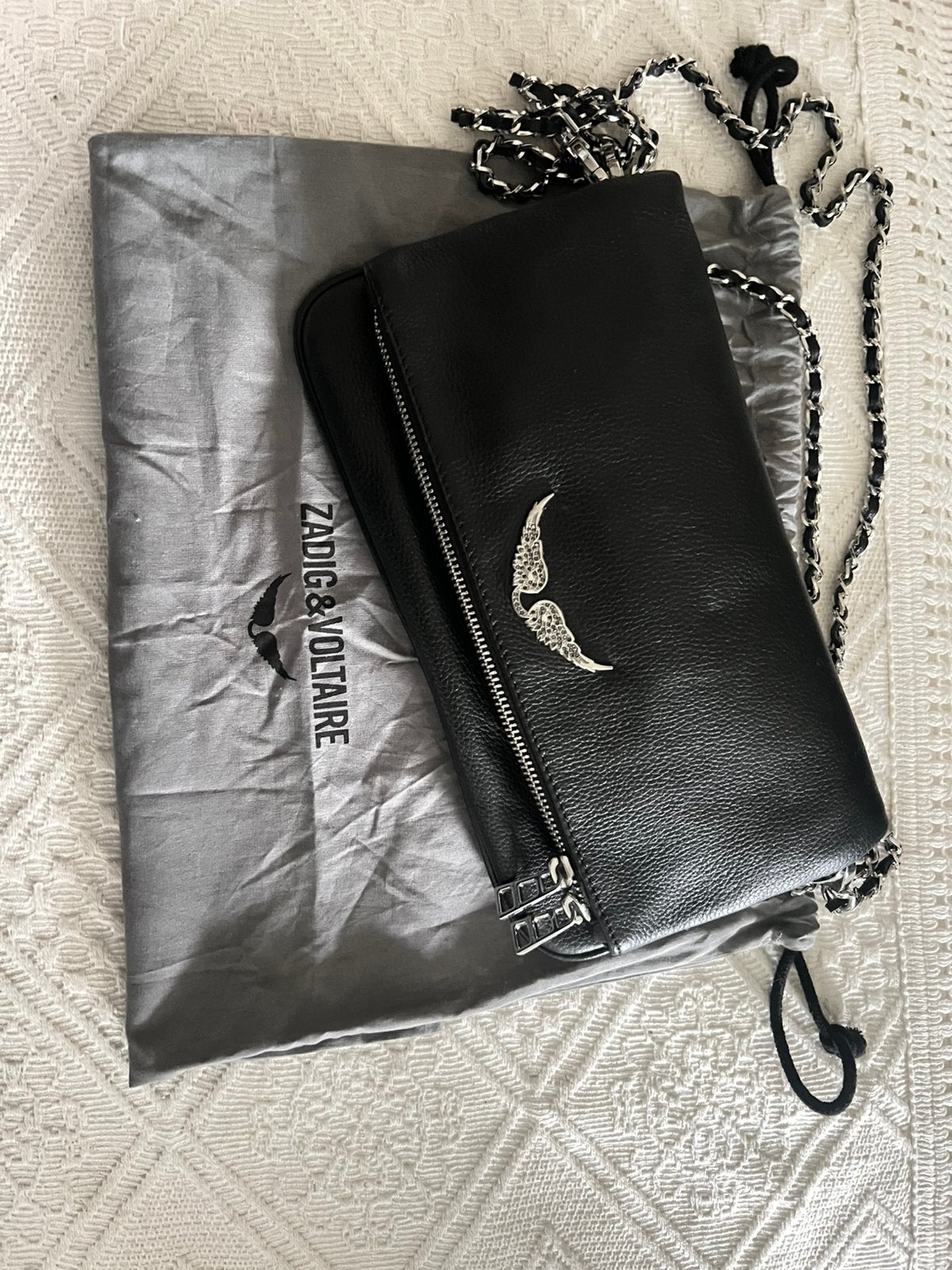 Zadig & voltaire tas, Ophalen, Zo goed als nieuw, Zwart