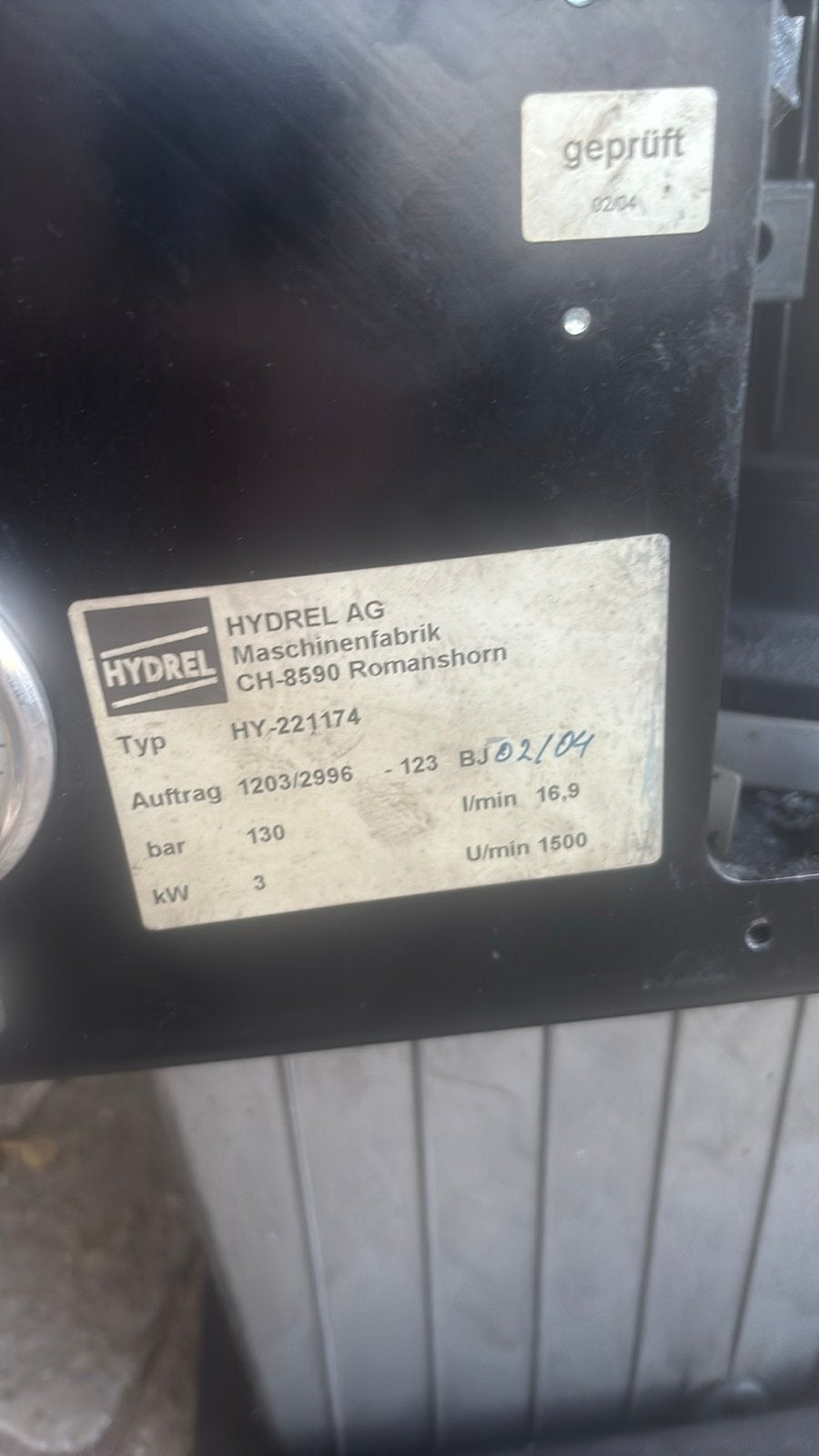 Hydrel Hydraulische Unit met ABB Motor 3KW, Ophalen