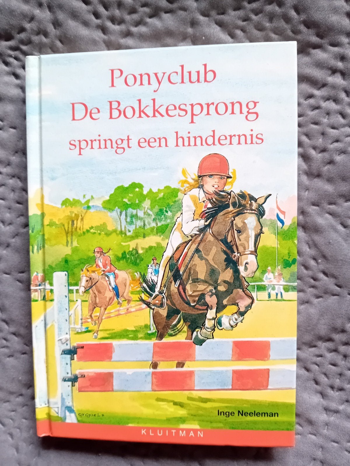 Ponyclub De Bokkesprong springt een hindernis . Inge Neelema, Ophalen of Verzenden, Gelezen, Fictie algemeen