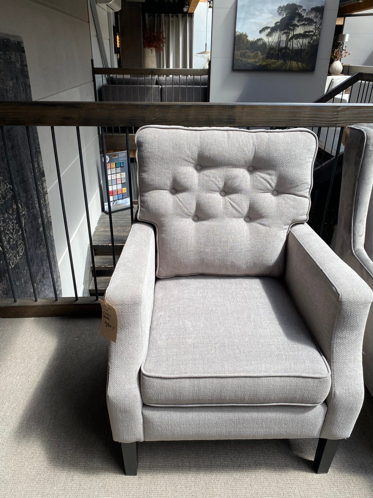 Comfortabele fauteuil in sterke, afneembare stof, Ophalen, Info@harosmeubelen.com, Nieuw, 75 tot 100 cm