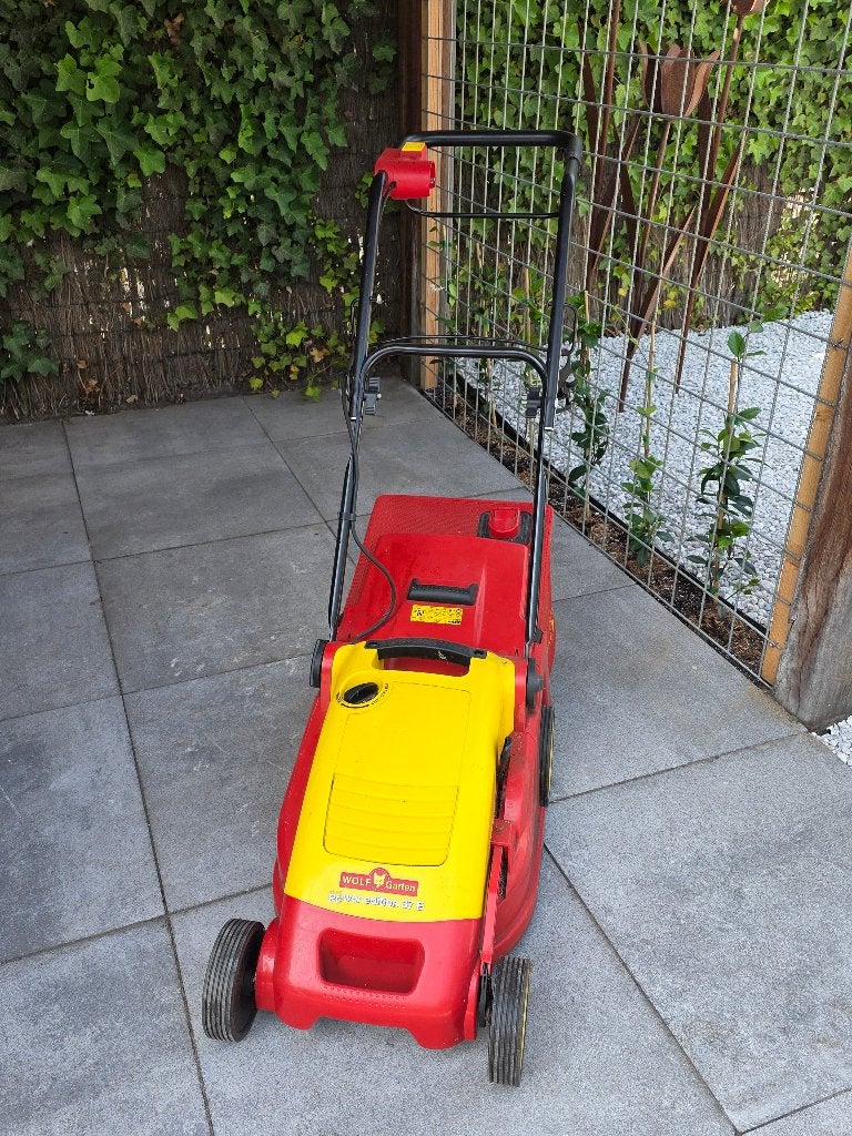 Elektrische Grasmaaier Wolf Garten, Tuin en Terras, Grasmaaiers, Ophalen, Cirkelmaaier, Gebruikt, Elektrische grasmaaier