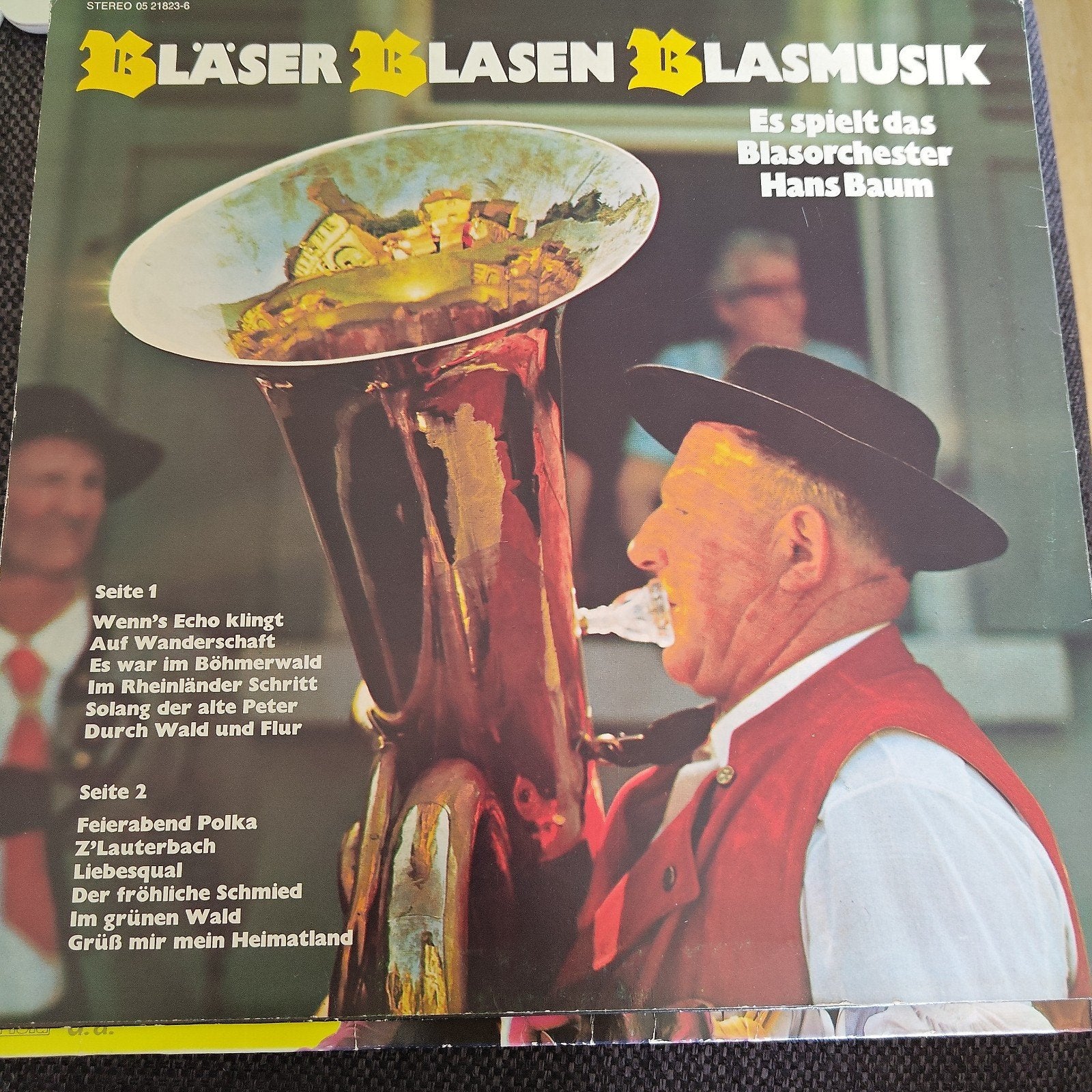 Bläser Blasen Blasmusik - Blassorchester Hans Baum LP, Ophalen of Verzenden, Gebruikt, 12 inch