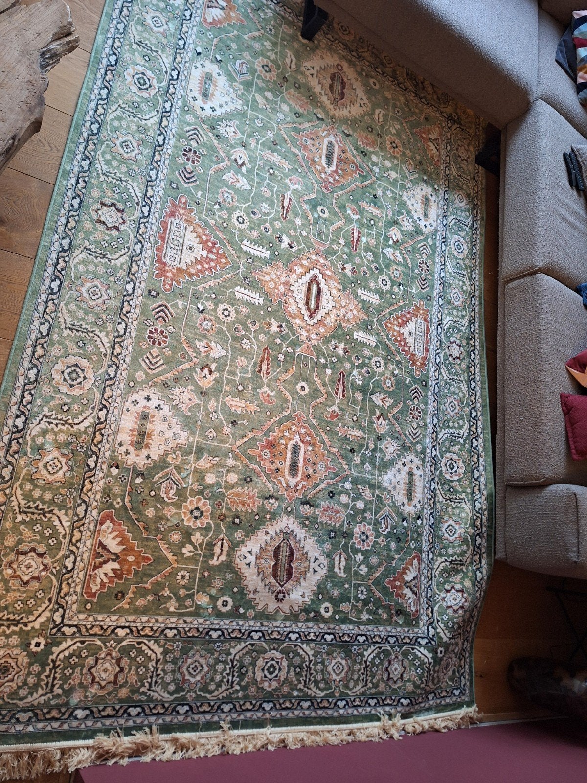 Zo goed als nieuw Karwei groot vloerkleed Marmaris Groen, Ophalen, Klassiek, Oosters, 150 tot 200 cm, 200 cm of meer