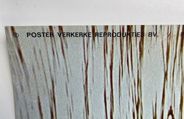 poster PEACE Verkerke jaren 1970, Verzamelen, Ophalen of Verzenden, Zo goed als nieuw, A1 t/m A3, Film en Tv