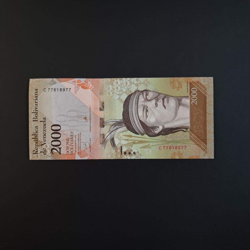 2000 bolivar Venezuela #034, Postzegels en Munten, Bankbiljetten | Amerika, Verzenden, Zuid-Amerika, Los biljet